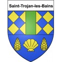 Saint-Trojan-les-Bains 17 ville Stickers blason autocollant adhésif