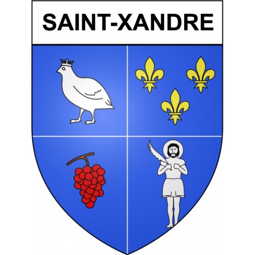 Saint-Xandre 17 ville Stickers blason autocollant adhésif