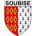 Stickers coat of arms Soubise adhesive sticker
