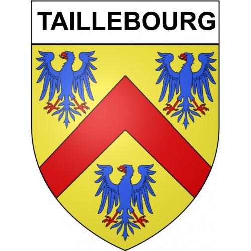 Taillebourg 17 ville Stickers blason autocollant adhésif