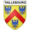 Taillebourg 17 ville Stickers blason autocollant adhésif