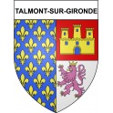 Talmont-sur-Gironde 17 ville Stickers blason autocollant adhésif