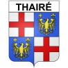 Thairé 17 ville Stickers blason autocollant adhésif