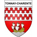 Tonnay-Charente 17 ville Stickers blason autocollant adhésif