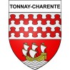 Tonnay-Charente 17 ville Stickers blason autocollant adhésif