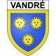 Vandré 17 ville Stickers blason autocollant adhésif