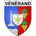 Vénérand 17 ville Stickers blason autocollant adhésif