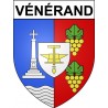 Vénérand 17 ville Stickers blason autocollant adhésif