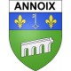 Pegatinas escudo de armas de Annoix adhesivo de la etiqueta engomada