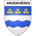 Argenvières Sticker wappen, gelsenkirchen, augsburg, klebender aufkleber