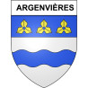 Adesivi stemma Argenvières adesivo