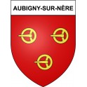 Aubigny-sur-Nère 18 ville Stickers blason autocollant adhésif