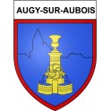 Augy-sur-Aubois 18 ville Stickers blason autocollant adhésif