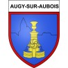 Augy-sur-Aubois 18 ville Stickers blason autocollant adhésif