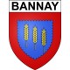 Bannay 18 ville Stickers blason autocollant adhésif