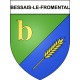Bessais-le-Fromental 18 ville Stickers blason autocollant adhésif