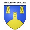 Brinon-sur-Sauldre 18 ville Stickers blason autocollant adhésif