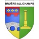 Bruère-Allichamps 18 ville Stickers blason autocollant adhésif