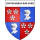 Châteauneuf-sur-Cher 18 ville Stickers blason autocollant adhésif