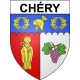 Chéry 18 ville Stickers blason autocollant adhésif