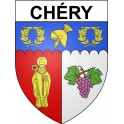 Chéry 18 ville Stickers blason autocollant adhésif