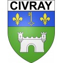Civray 18 ville Stickers blason autocollant adhésif