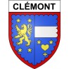 Clémont 18 ville Stickers blason autocollant adhésif