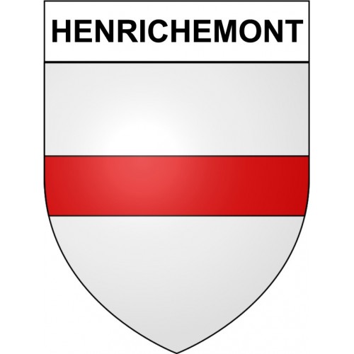 Henrichemont 18 ville Stickers blason autocollant adhésif