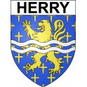 Stickers coat of arms Herry adhesive sticker