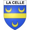 La Celle 18 ville Stickers blason autocollant adhésif