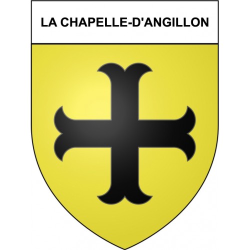 La Chapelle-d'Angillon 18 ville Stickers blason autocollant adhésif