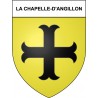 La Chapelle-d'Angillon 18 ville Stickers blason autocollant adhésif