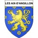 Les Aix-d'Angillon 18 ville Stickers blason autocollant adhésif