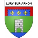 Lury-sur-Arnon 18 ville Stickers blason autocollant adhésif