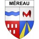 Méreau 18 ville Stickers blason autocollant adhésif