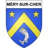 Méry-sur-Cher 18 ville Stickers blason autocollant adhésif