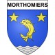 Morthomiers 18 ville Stickers blason autocollant adhésif