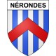 Nérondes 18 ville Stickers blason autocollant adhésif