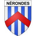 Nérondes 18 ville Stickers blason autocollant adhésif