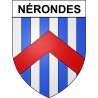 Nérondes 18 ville Stickers blason autocollant adhésif