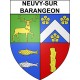 Neuvy-sur-Barangeon 18 ville Stickers blason autocollant adhésif