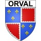 Orval 18 ville Stickers blason autocollant adhésif