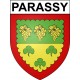 Parassy 18 ville Stickers blason autocollant adhésif