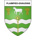 Plaimpied-Givaudins 18 ville Stickers blason autocollant adhésif
