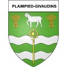 Plaimpied-Givaudins 18 ville Stickers blason autocollant adhésif