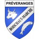 Préveranges 18 ville Stickers blason autocollant adhésif