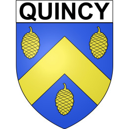Quincy 18 ville Stickers blason autocollant adhésif