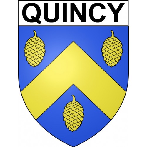 Quincy 18 ville Stickers blason autocollant adhésif