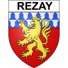 Rezay 18 ville Stickers blason autocollant adhésif