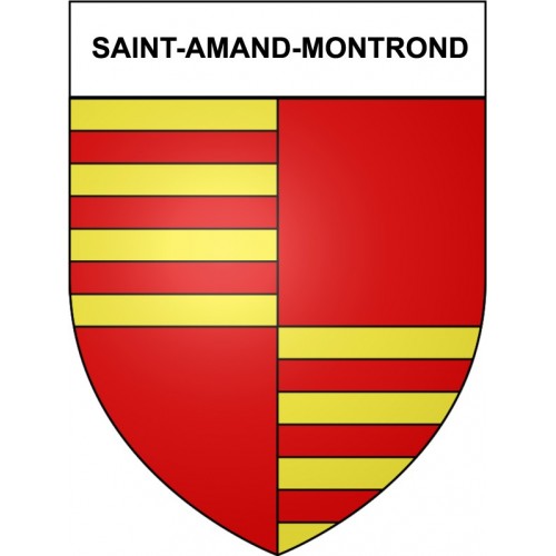 Saint-Amand-Montrond 18 ville Stickers blason autocollant adhésif
